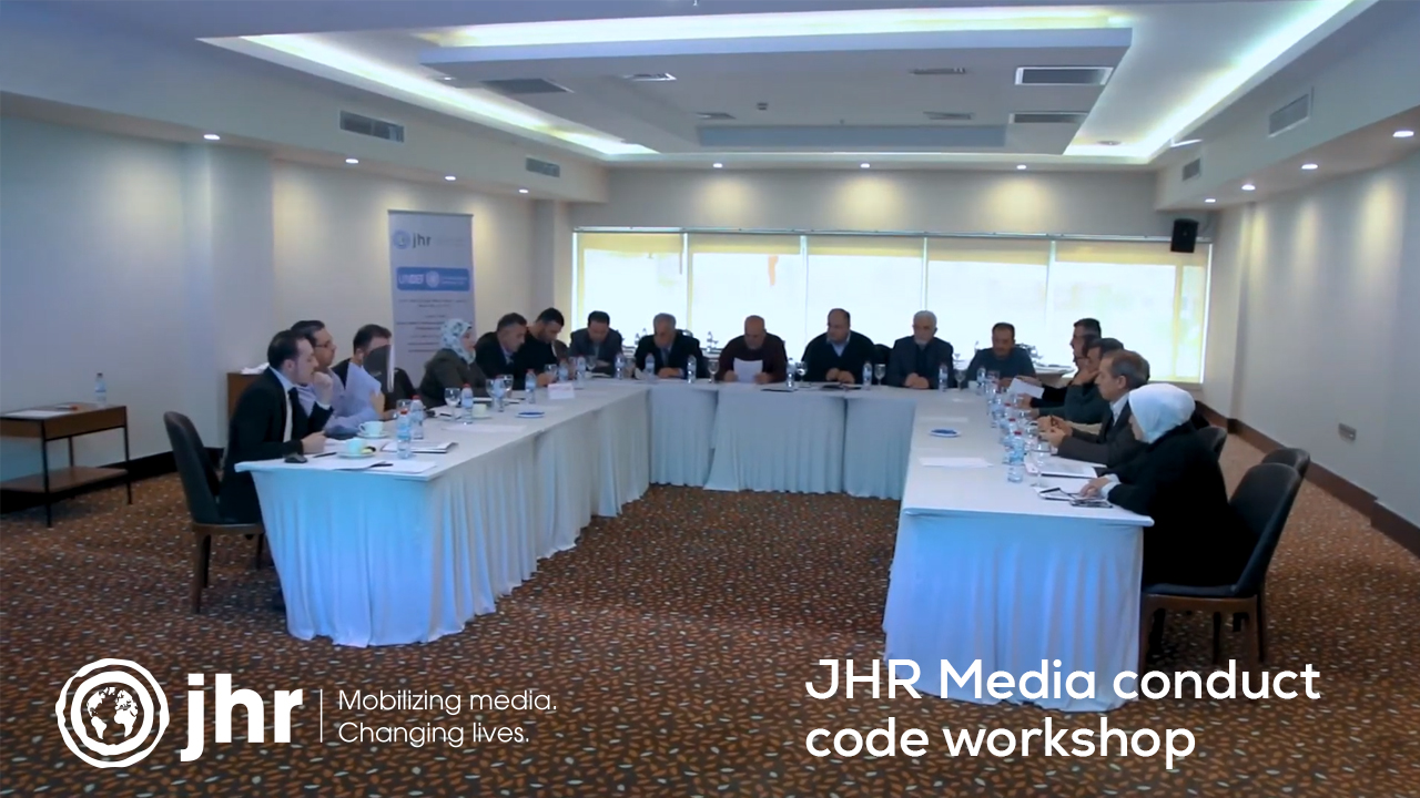 JHR Media conduct code workshop